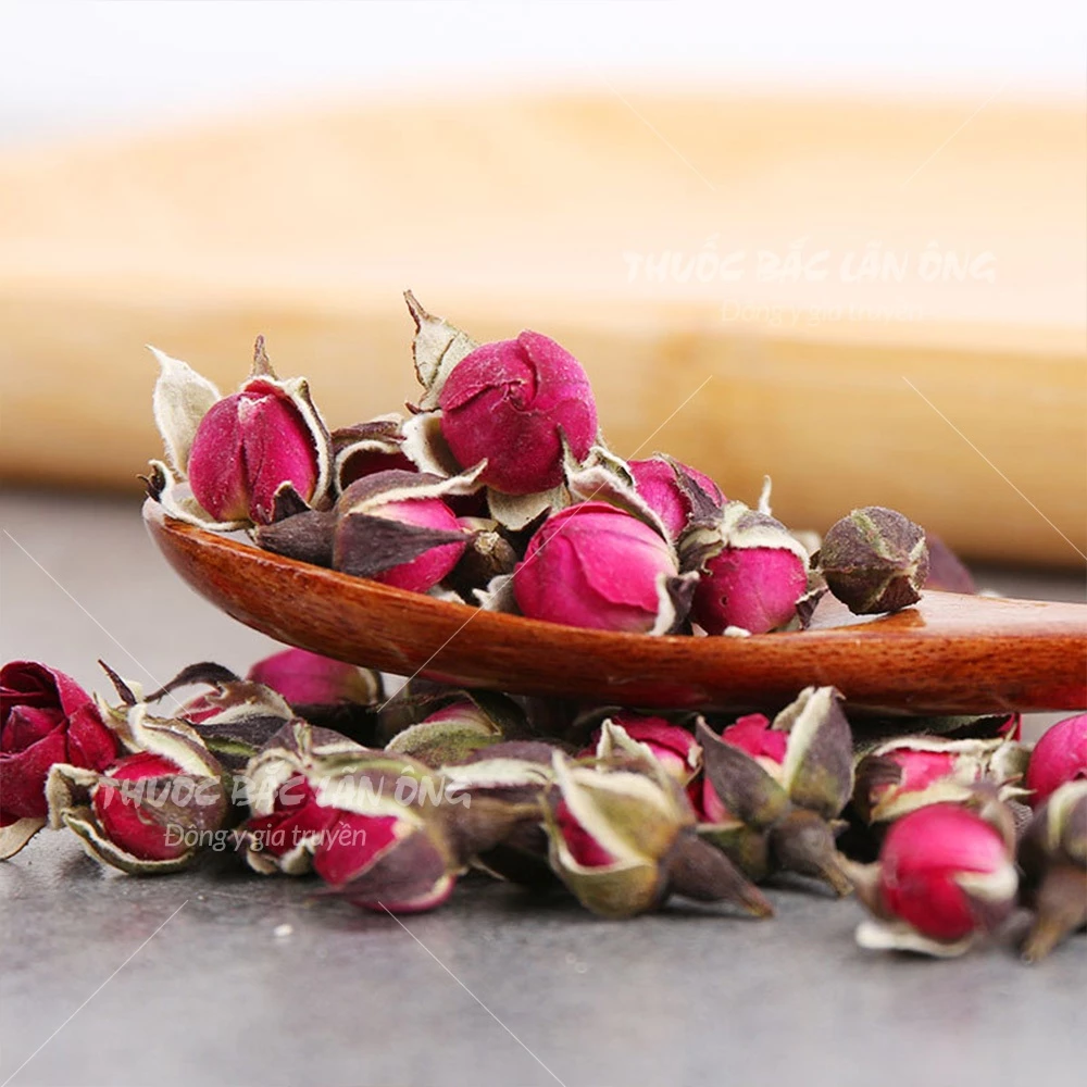 チベット産 蕾のドライローズ 200g - 有機栽培 紅茶・デコレーション・アロマに