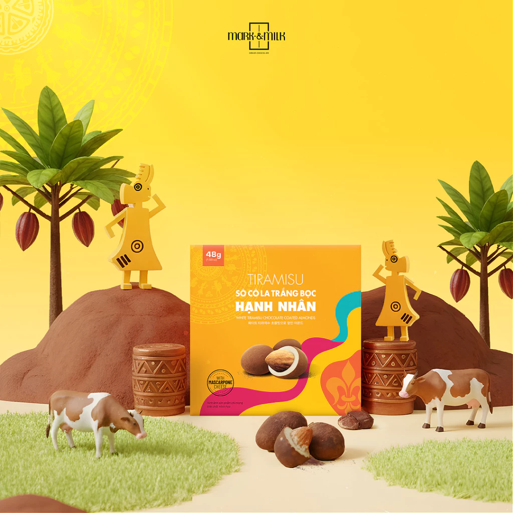 ティラミスホワイトアーモンドチョコレート - 心満たす至福の味わい