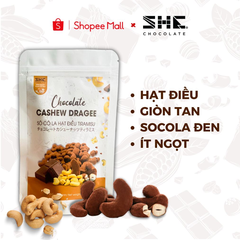 カシューナッツチョコレート ティラミス 50g SHE Chocolate