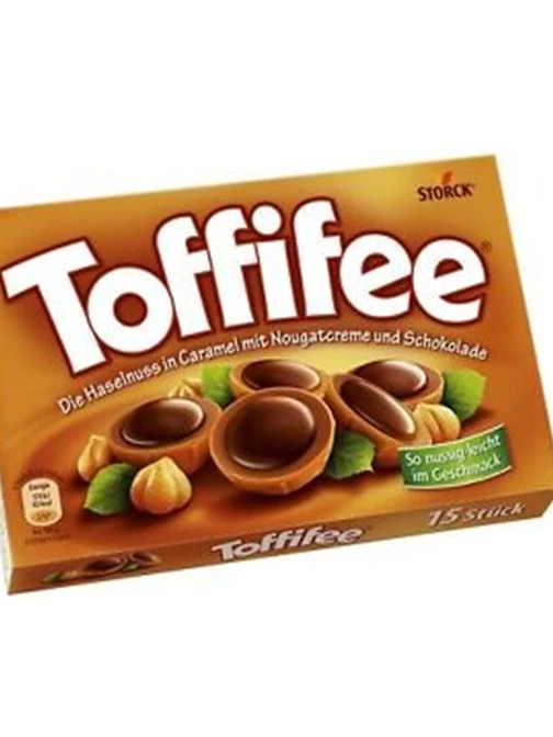 ドイツ製 トフィーフィー キャラメル ソフトチョコレート ヘーゼルナッツ 125g