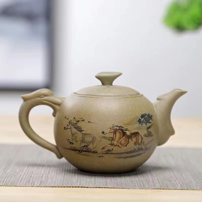 陶雅 伝統的な功夫スタイル 210ml 茶器セット「馬到成功」