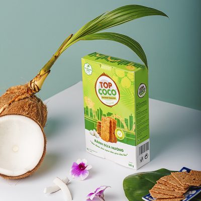 トップココ プレミアムシリーズ 焼きココナッツ菓子 自然派素材使用 180g ハピヴィーガン