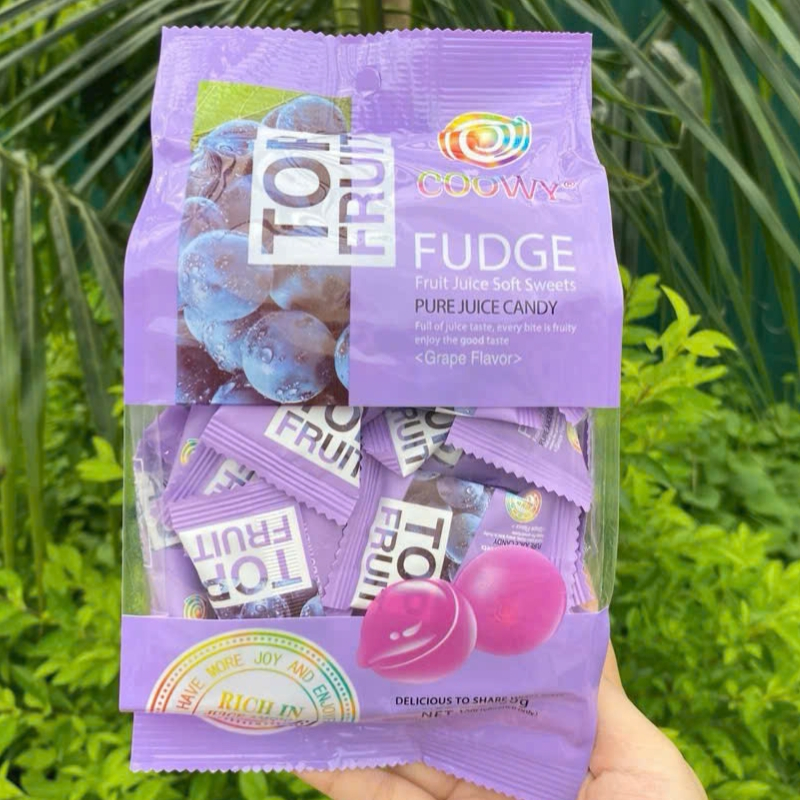 トップフルーツ フルーツグミ グレープ味 果汁入り 280g TopFruit輸入販売会社名未記載