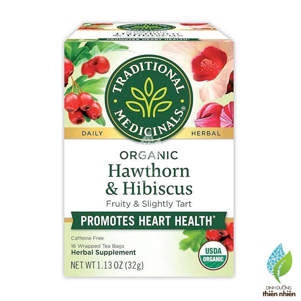 Traditional Medicinals オーガニック ホーソン＆ハイビスカスティー (サンザシ＆ハイビスカス茶)