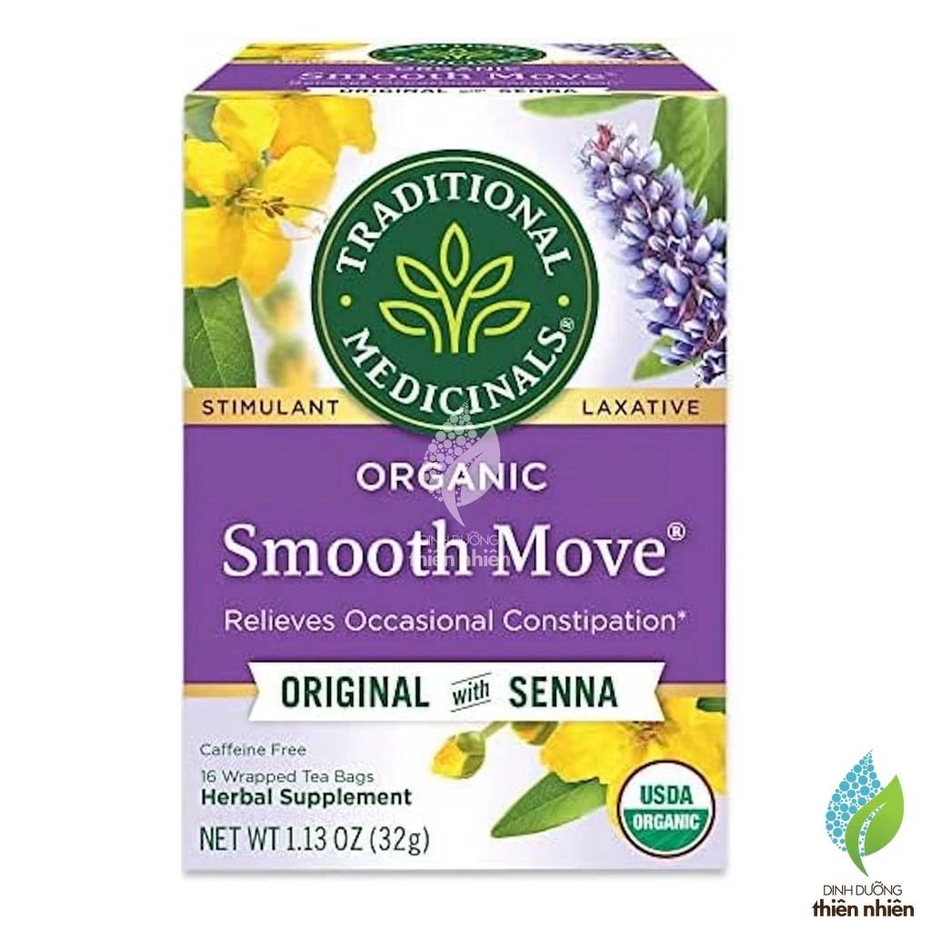 Traditional Medicinals スムーズムーブ オーガニックハーブティー（オリジナル センナ配合）便秘解消サポート