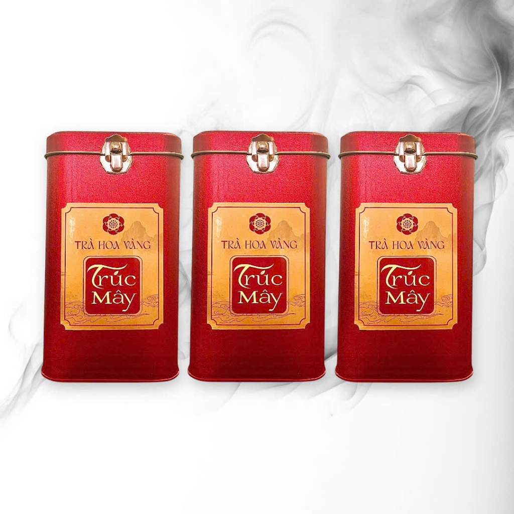Truc May Combo 3 Box Yellow Flower Tea Pure from Nature 50gram + Gift