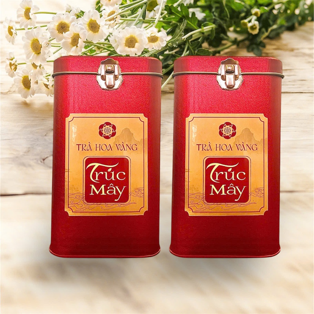 Truc May Trà hoa vàng Tinh khiết từ thiên nhiên Hộp 50gram Quà tặng