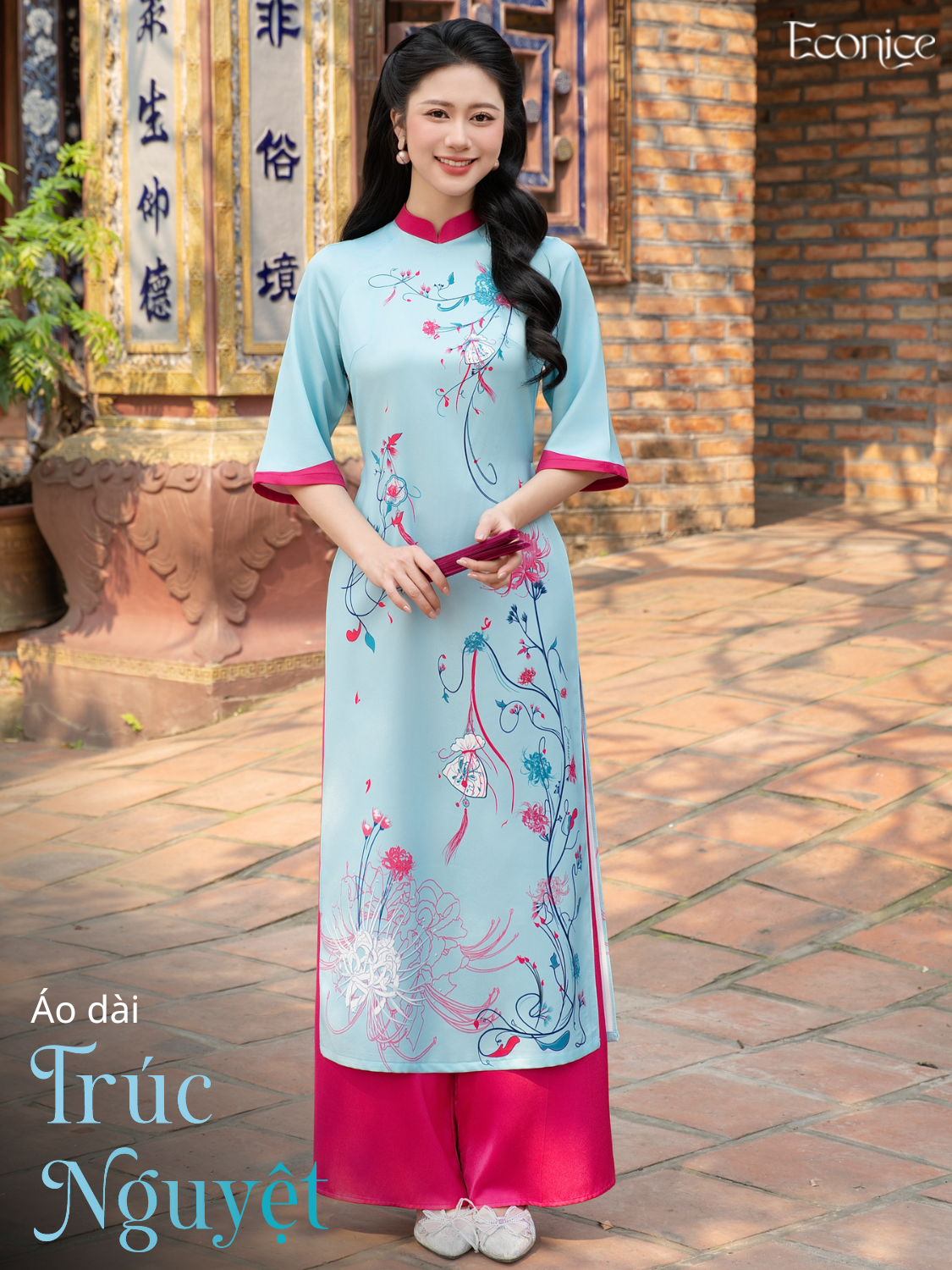 Truc Nguyet の女性用モダン アオザイ セット