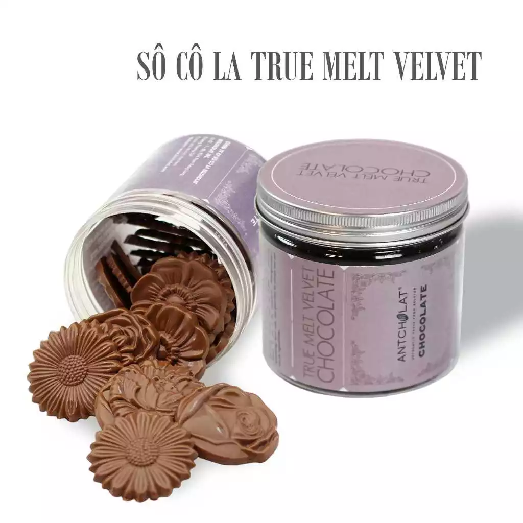 トゥルーメルト・ベルベット・アンチョコラ - 瞬溶けなめらかミルクチョコレートスナック