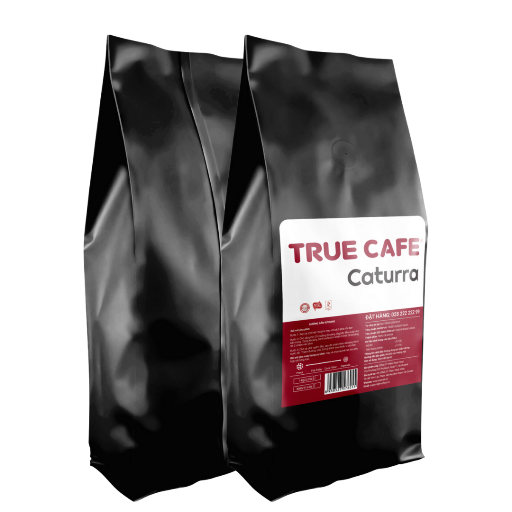 True Cafe カトゥーラ アラビカコーヒー豆 深煎り 500g True Food