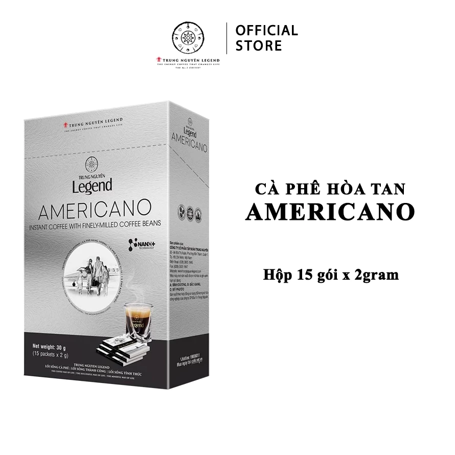 チュングエンレジェンド アメリカーノ ブラックインスタントコーヒー 無糖 2g×15袋