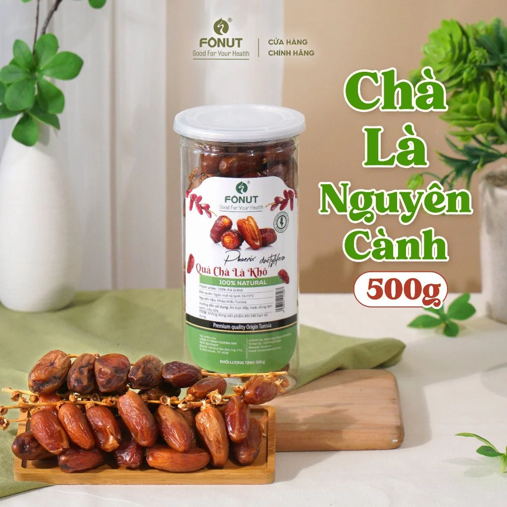 チュニジア産枝付きデーツ「フォナット」デグレ・ノール 500g