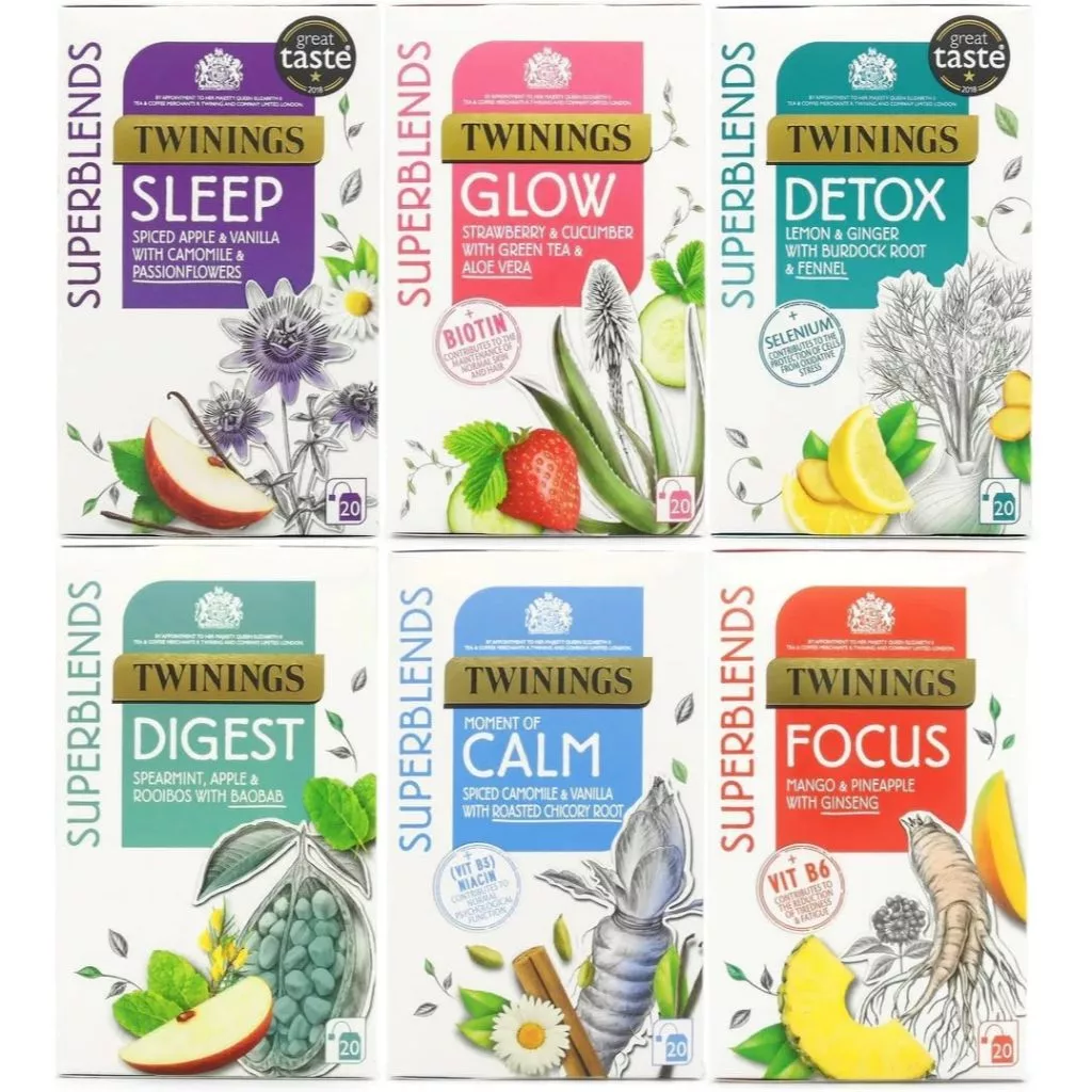 Twinings Superblends ダイジェストジンジャー ティーバッグ 20袋