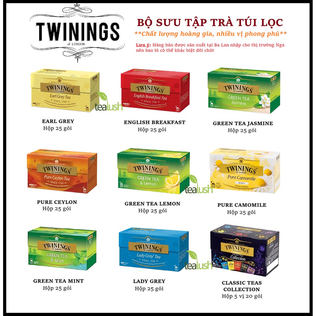 ティーバッグ コレクション TWININGS OF LONDON