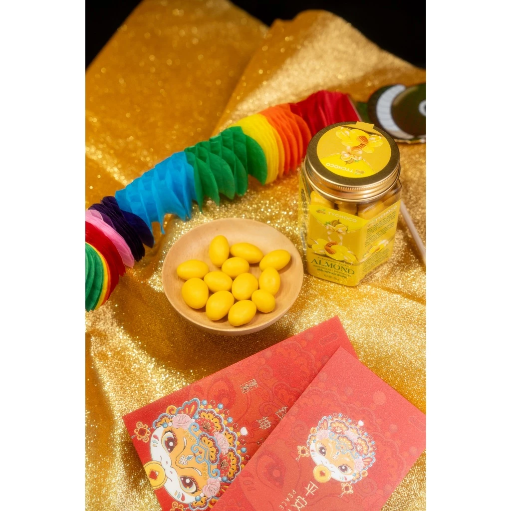 TYCHOCO ドリアンアーモンドチョコレート | サクサク食感、濃厚プレミアムチョコ