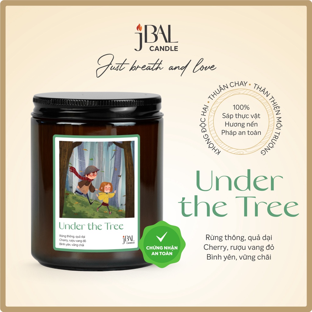 Under The Tree ナチュラル ダラットパインフォレスト アロマキャンドル リラックス 220g Under The Tree