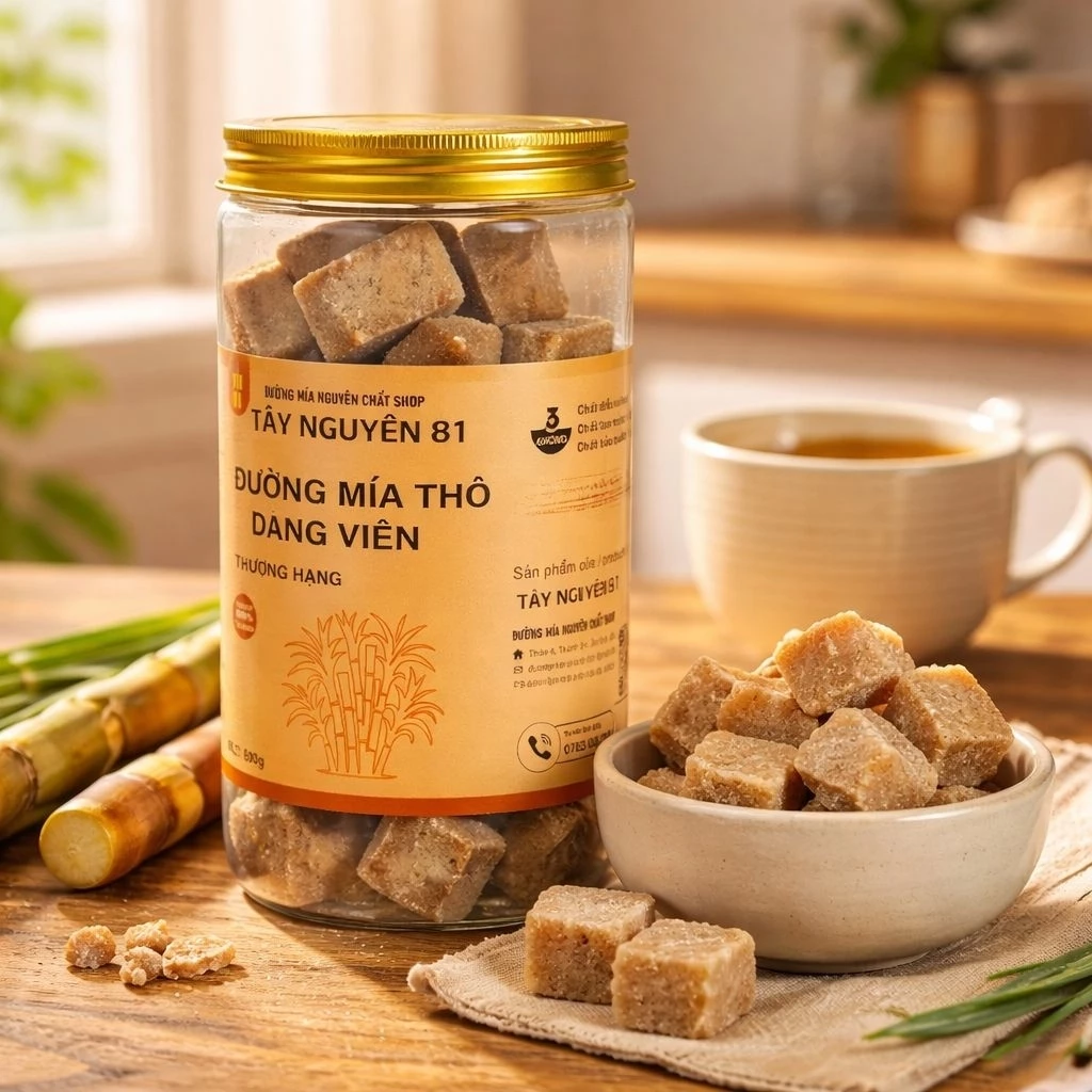 黒糖キューブ 1000g - 無漂白・無添加 サトウキビ本来の風味