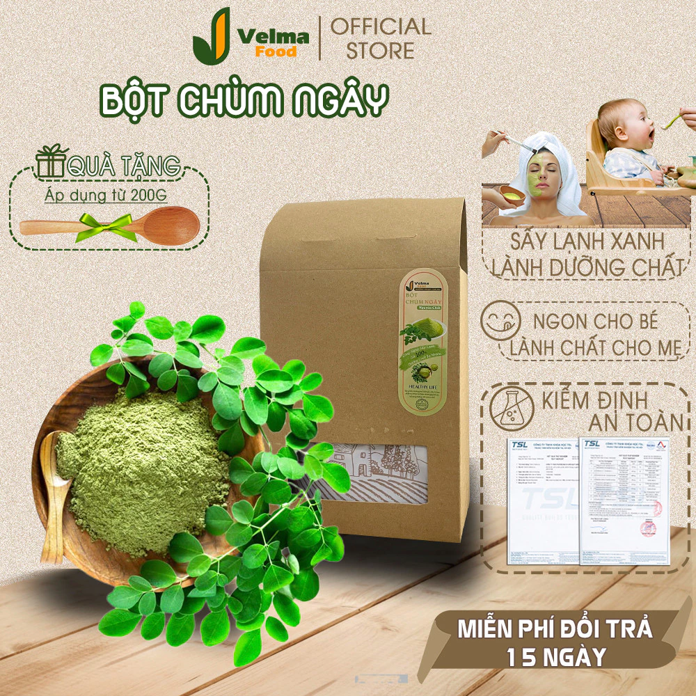 Velma Food 奇跡の木 モリンガパウダー 300g ジップ袋入り | 無添加・コールドドライ製法 | 免疫力アップ・豊富なビタミン＆ミネラル