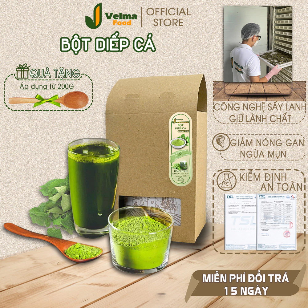 ベルマフード ドクダミパウダー 200g（ジップ袋入り）天然由来の栄養豊富な健康パウダー