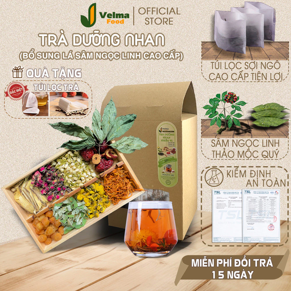 ヴェルマフード 幻のコックリン高麗人参葉入り 美容健康ブレンドティー 5種アソート 20包