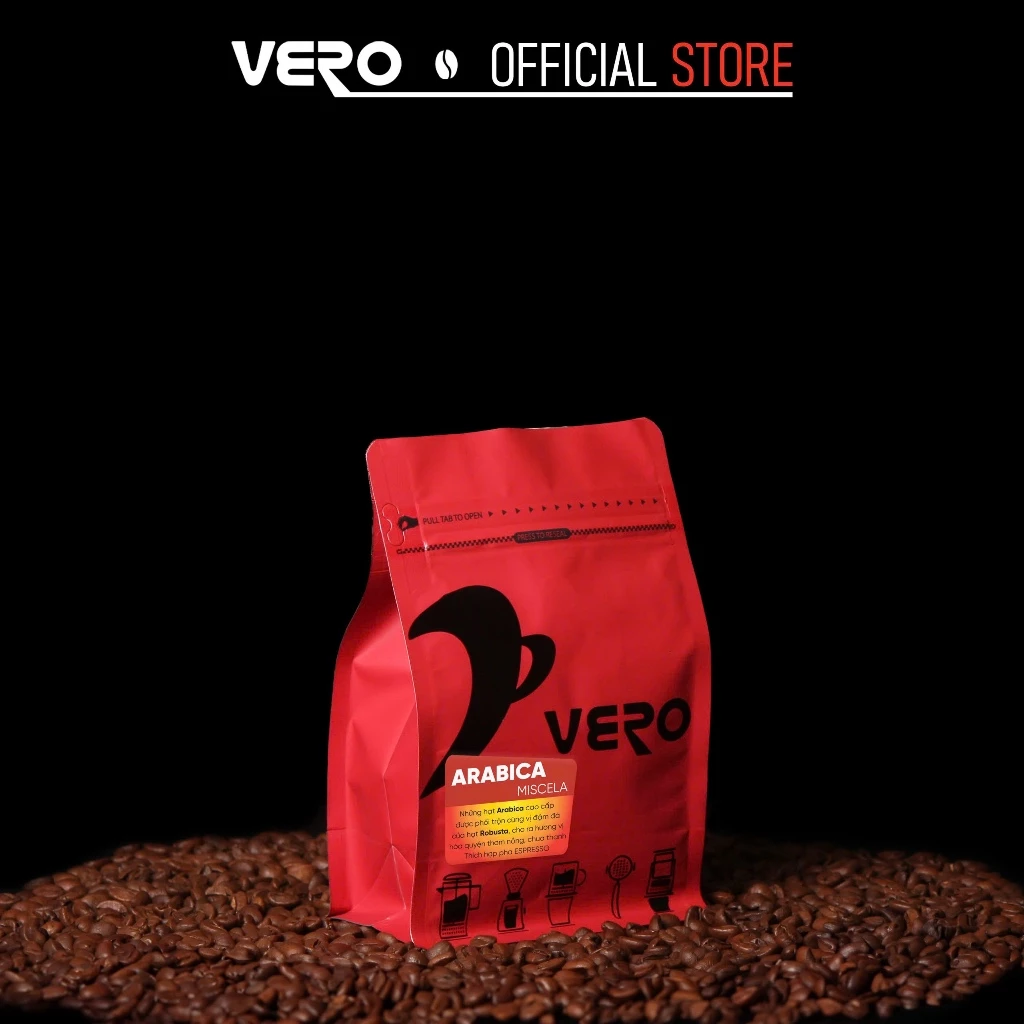 Vero アラビカブレンド ミディアムロースト コーヒー豆 250g（ホールビーン）