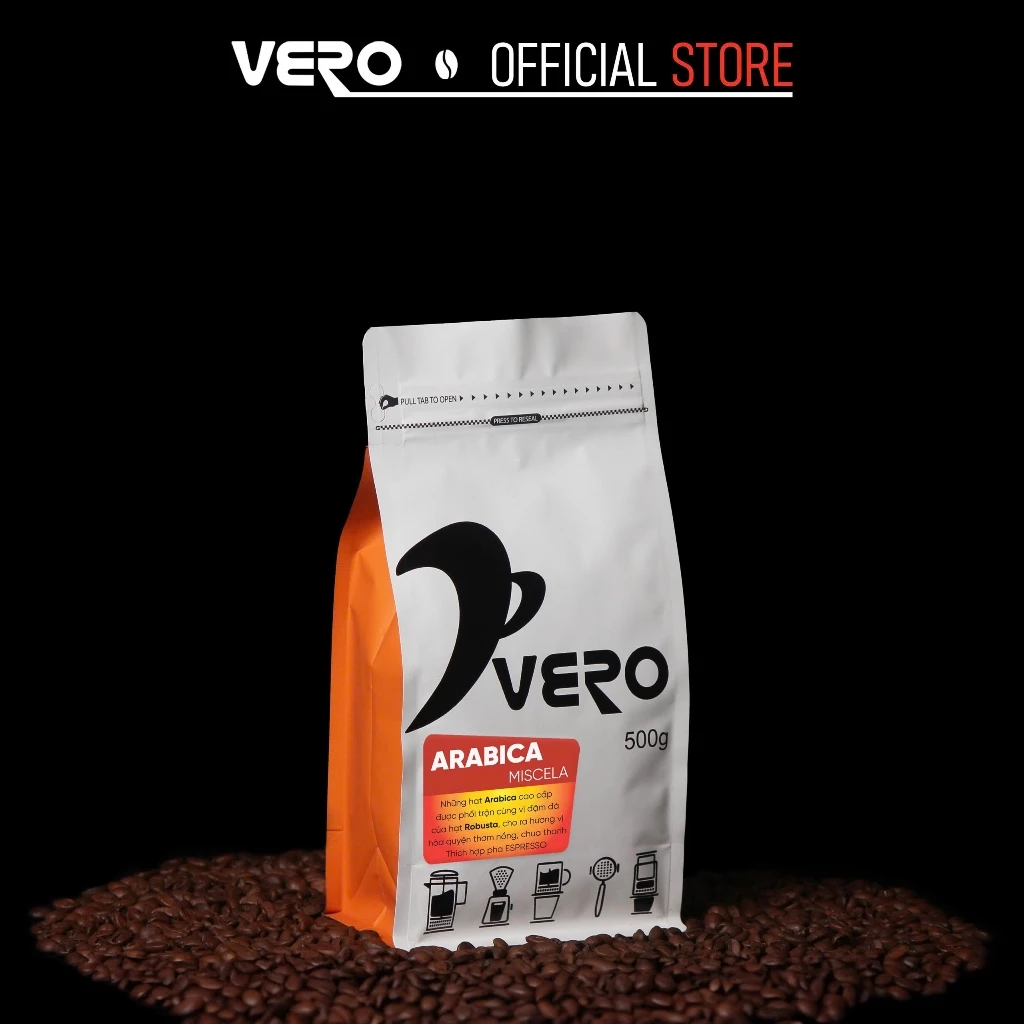 ベロ アラビカ ミスチェラ 中煎り 粉 (500g) - Drip & V60 スペシャルティコーヒー