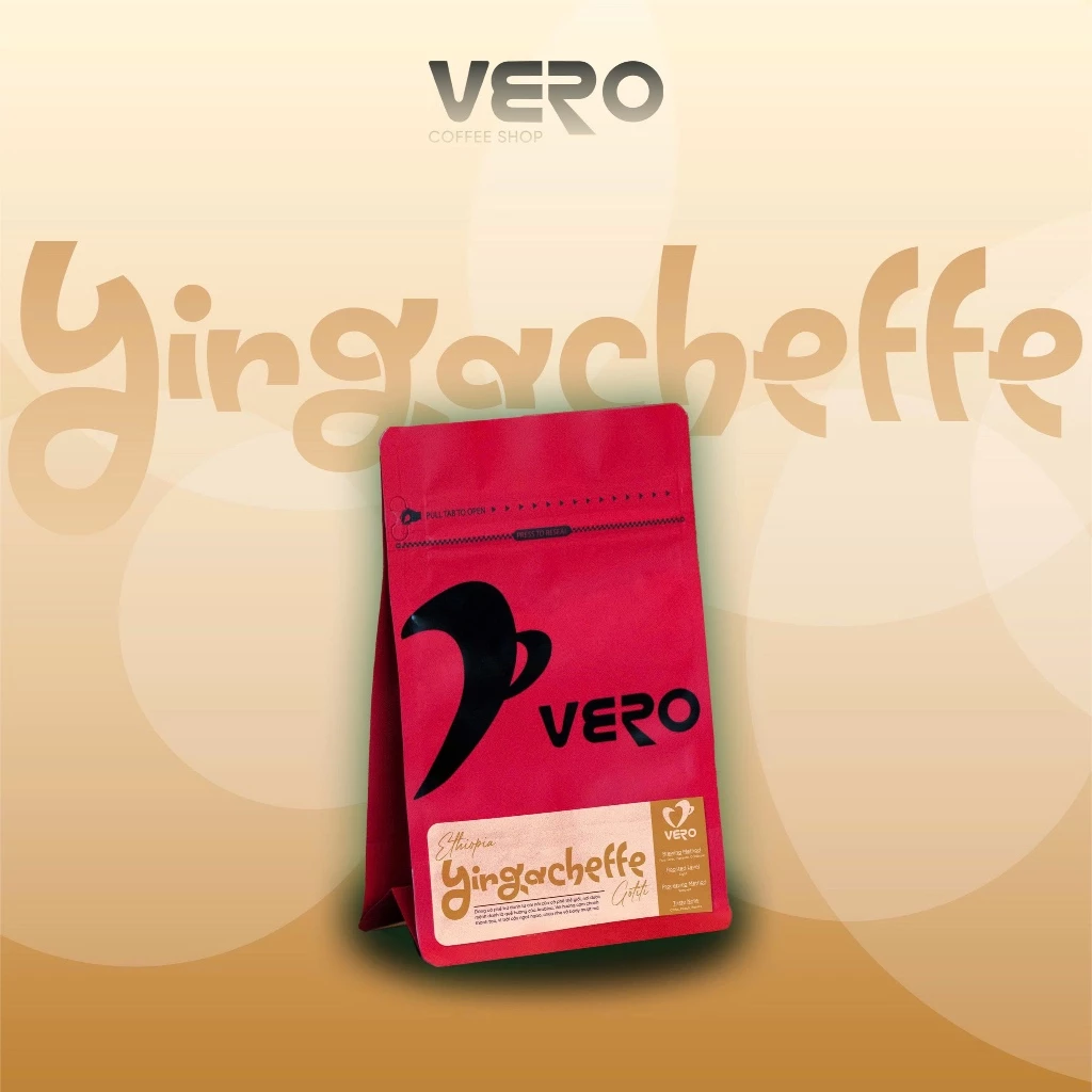 Vero エチオピア イルガチェフェ ライトローストコーヒー（250g） ドリップ/コールドブリュー用挽き豆