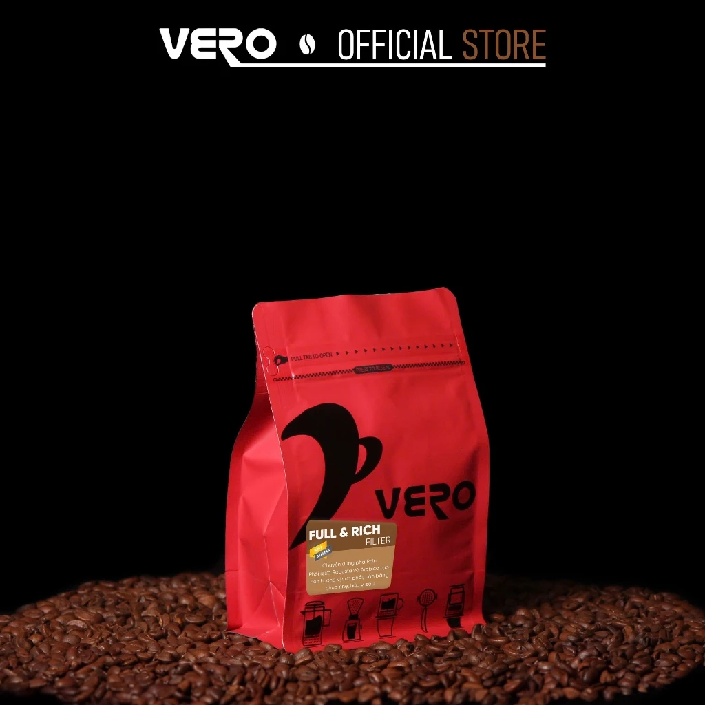 ヴェロ フル＆リッチ フィルターコーヒー（細挽き粉）250g