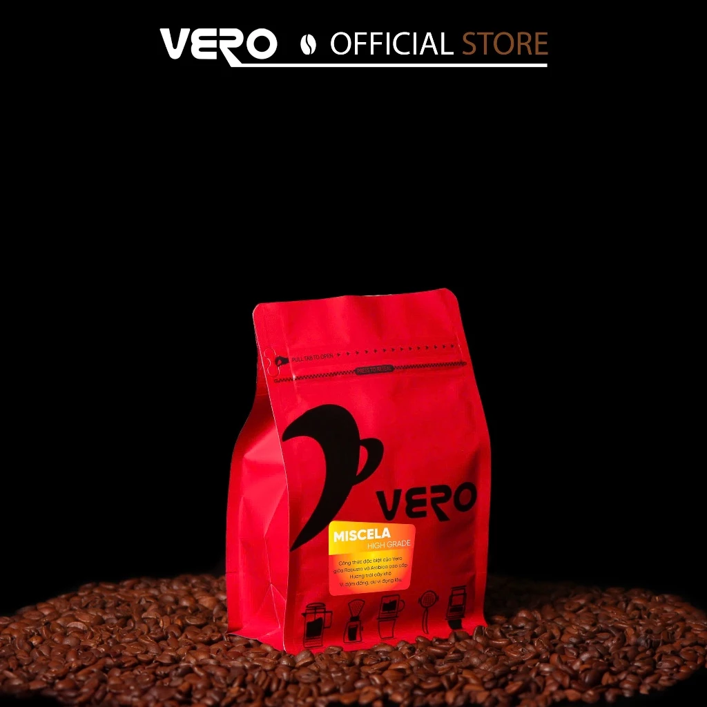 Vero ミセラ ハイグレード 中煎り コーヒー粉 250g | ベトナム Phin 抽出用