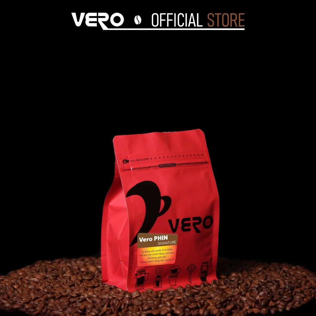 Vero Phin Signature ベトナム伝統フィルターコーヒー粉 250g
