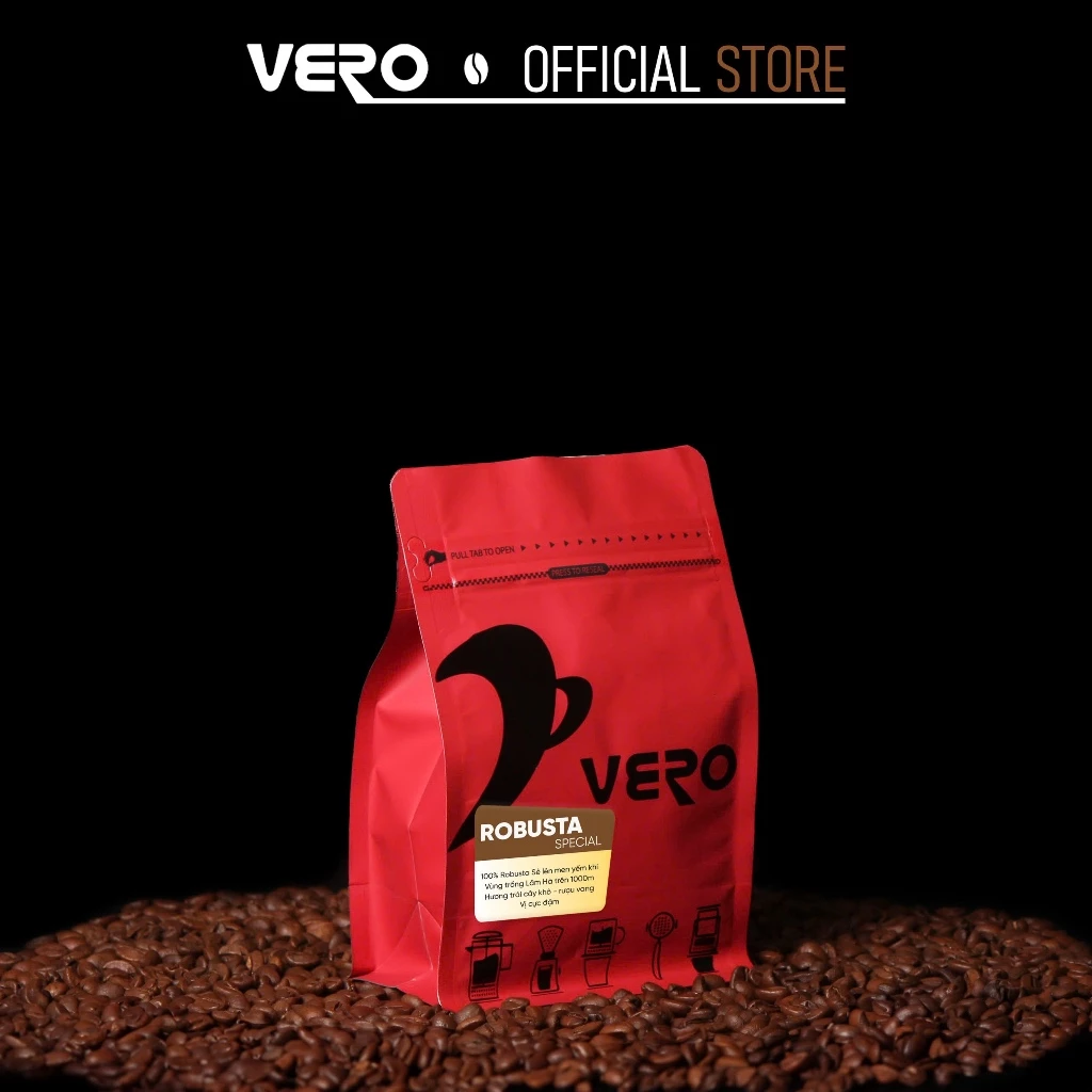ヴェロ ロブスタ スペシャル 細挽き フィン式コーヒー粉 250g