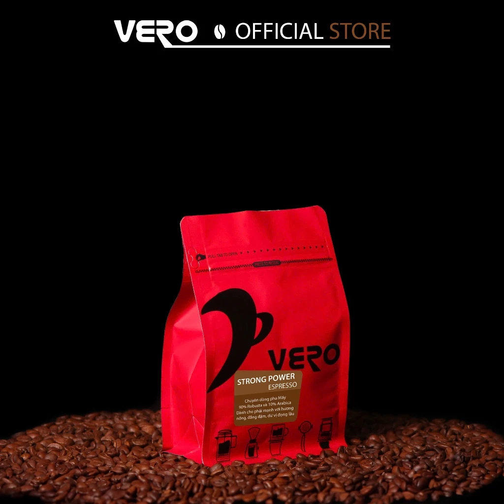 ヴェロ ストロングパワー エスプレッソ ロブスタ コーヒー豆 250g