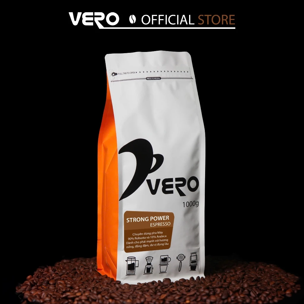 ヴェロ ストロングパワー フィルターコーヒー 粉タイプ 1000g