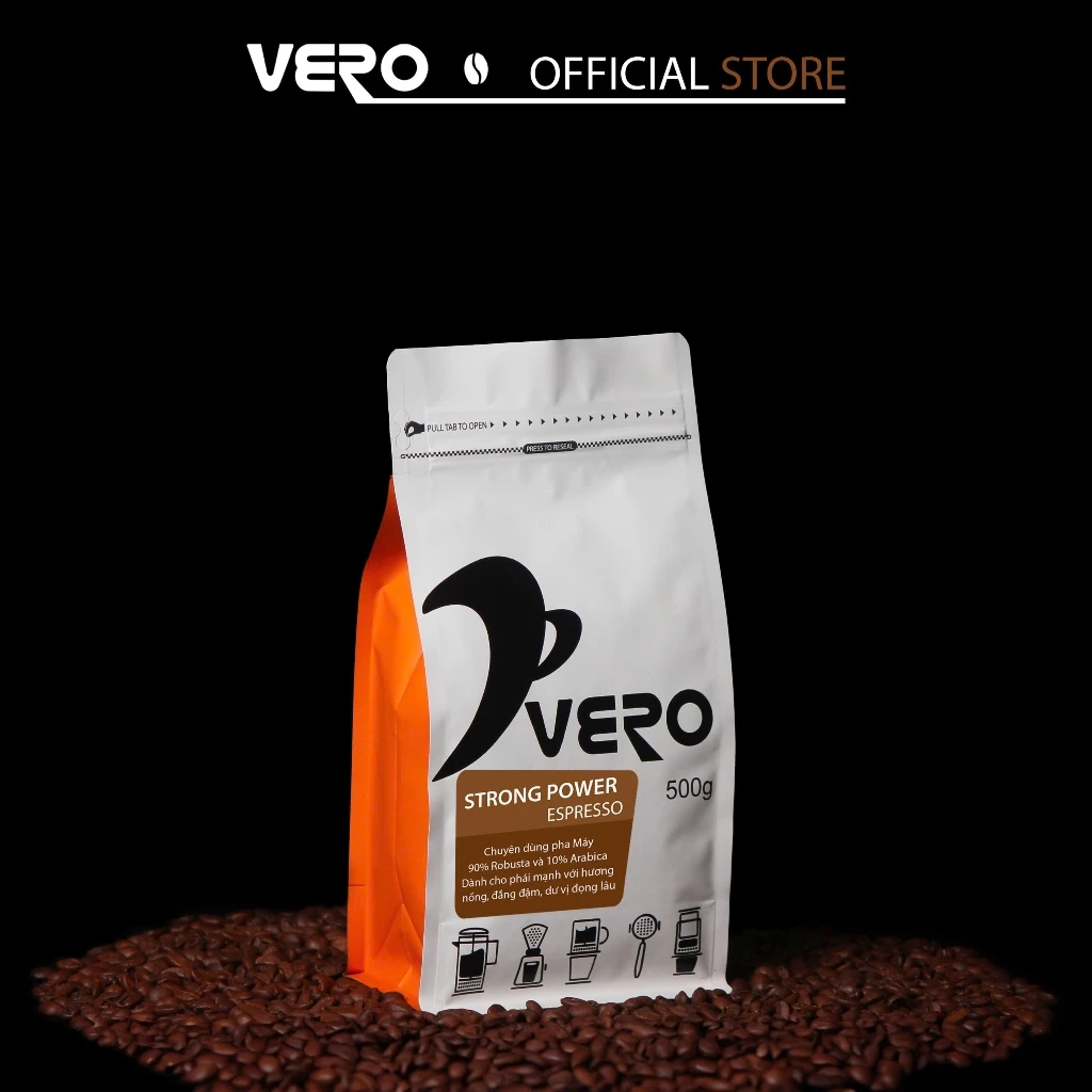 Vero ストロングパワーフィルター コーヒー豆 500g