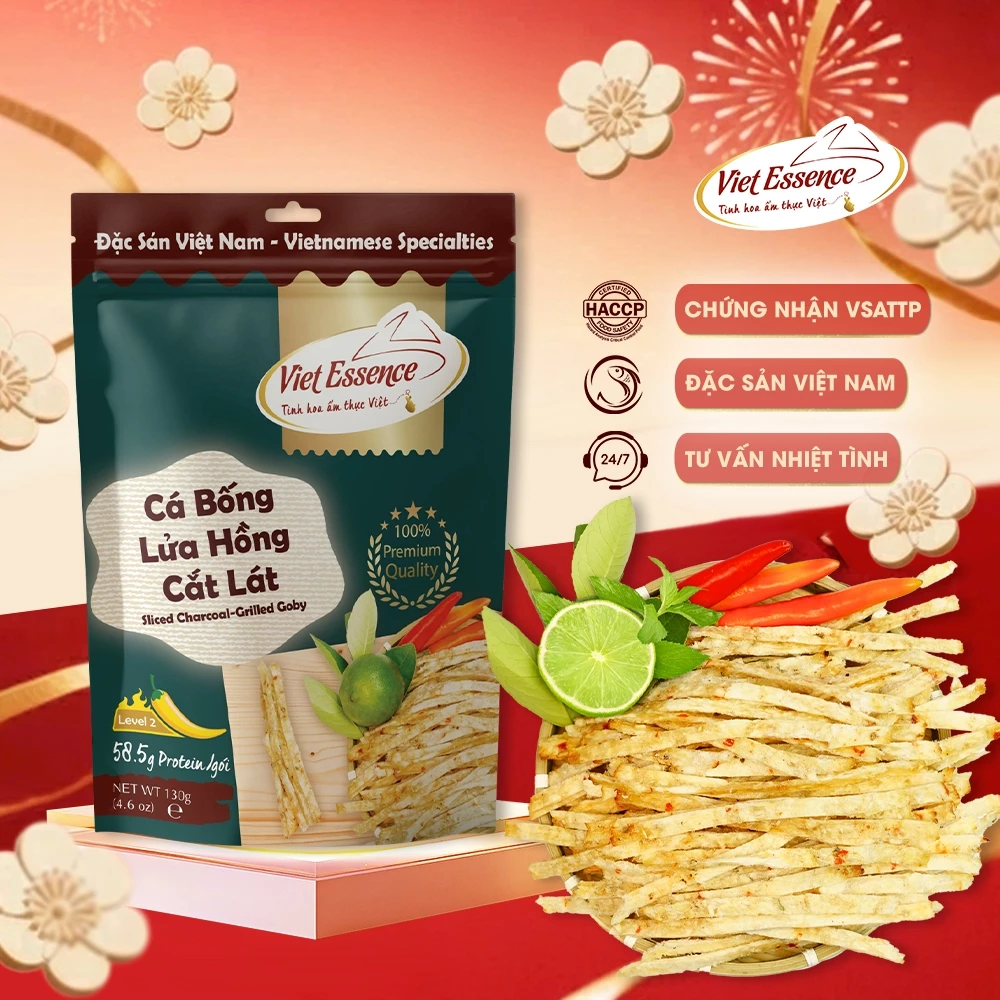 Viet Essence 濃厚旨辛焼きハゼスライス 130g | ベトナムの伝統風味を現代に