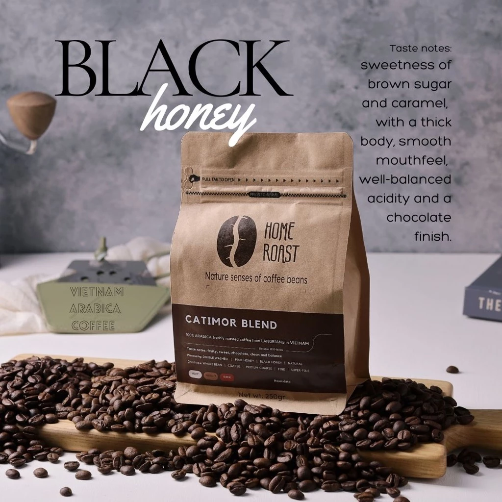 ベトナム・ランビアン産アラビカ スペシャルティコーヒー 250g | フィン式用中細挽き ブラックハニー製法 [浅煎り+]