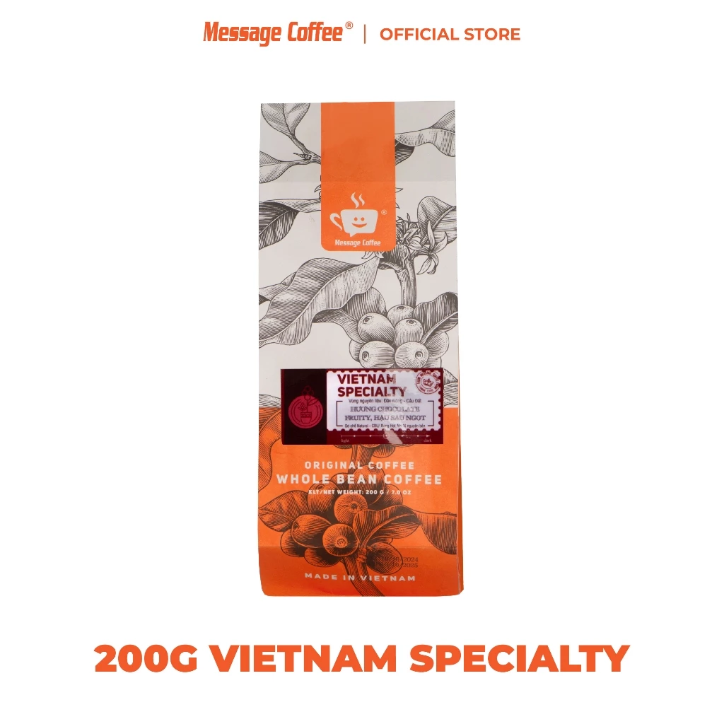 ベトナムスペシャルティ Message Coffee 高級フルーティー シングルオリジン コーヒー粉 200g