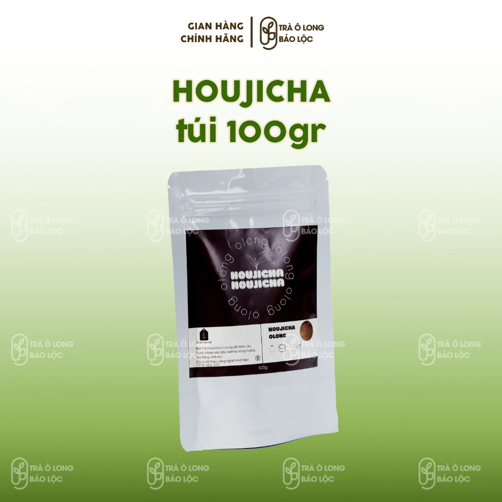 ベトナム産 バオロク ほうじ茶パウダー 100g | ロースト烏龍茶 | 香ばしい風味の万能パウダー
