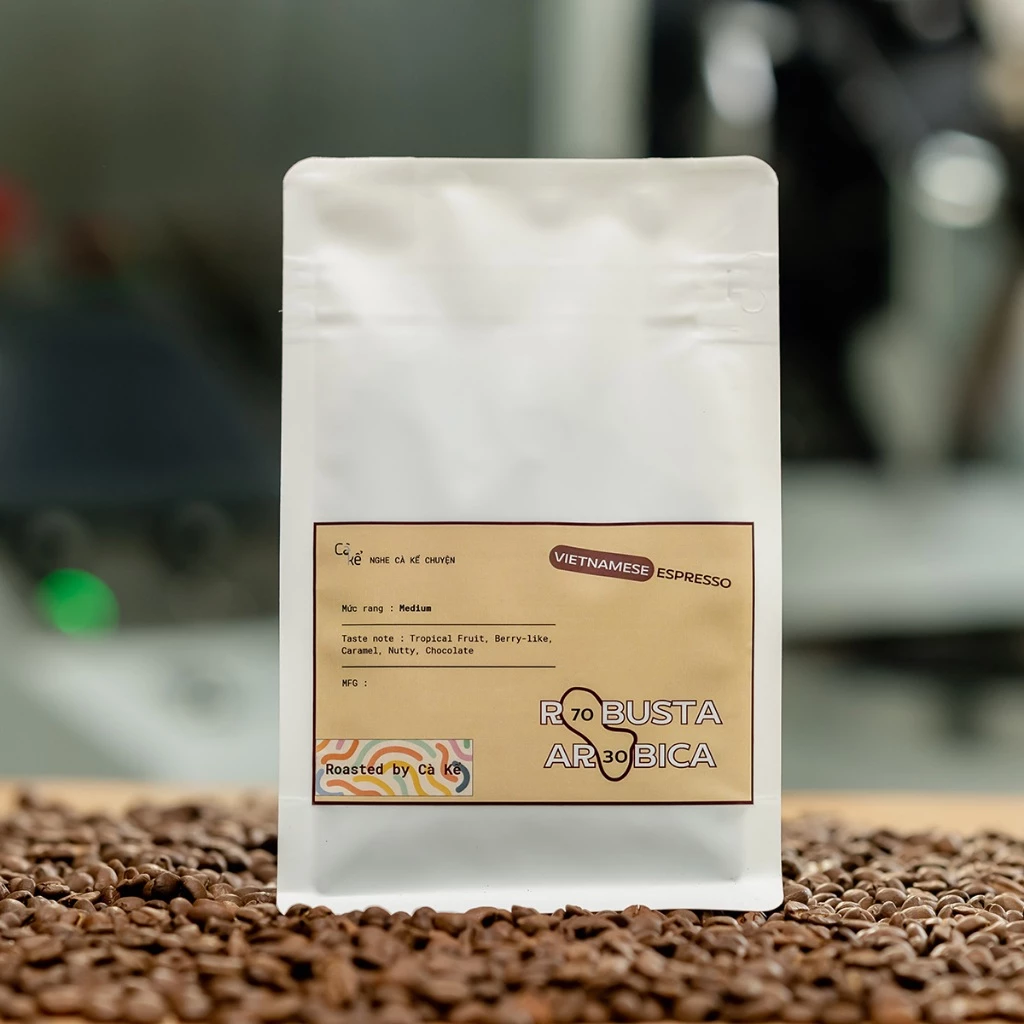 ベトナム エスプレッソブレンド コーヒー豆 250g (ロブスタ70% | アラビカ30%) - 深煎り スペシャルティ