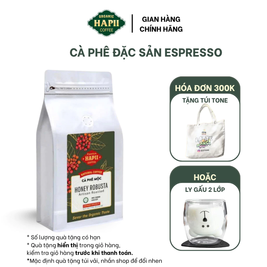 ベトナム産 ハニーロブスタ モカコーヒー 1kg – 挽き済み粉