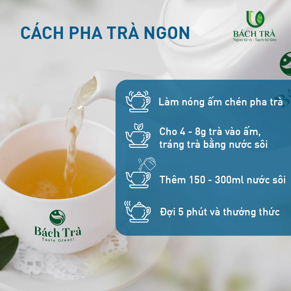 ベトナム産タイグエン緑茶 ジャスミン茶 100g｜優雅な香り、ほのかな甘み｜真空パック