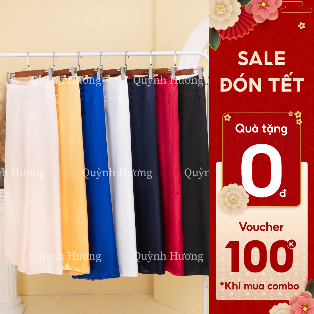 ベトナム風ドレスとスカートのセット