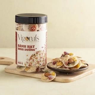 Vigonuts コイン型ミックスナッツ＆穀物クッキー 400g - ヘルシーなヴィーガンスナックでダイエットをサポート
