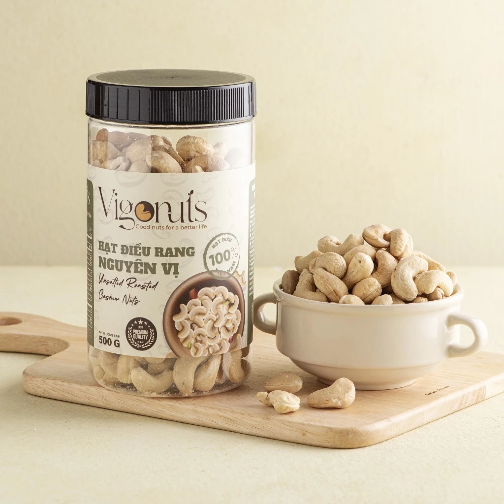 VIGONUTS オーガニック無塩カシューナッツ 500g - 栄養満点・減量サポート