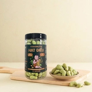 VIGONUTS 高級わさび味カシューナッツ 500g | ぴり辛濃厚！サクサク香ばしい、腸活にも