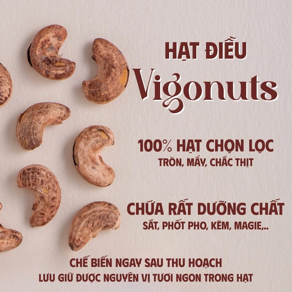 VIGONUTS 濃厚ピリ辛！ガーリックチリシュガーソルト味ローストカシューナッツ 300g ヘルシーおやつ ダイエットサポート