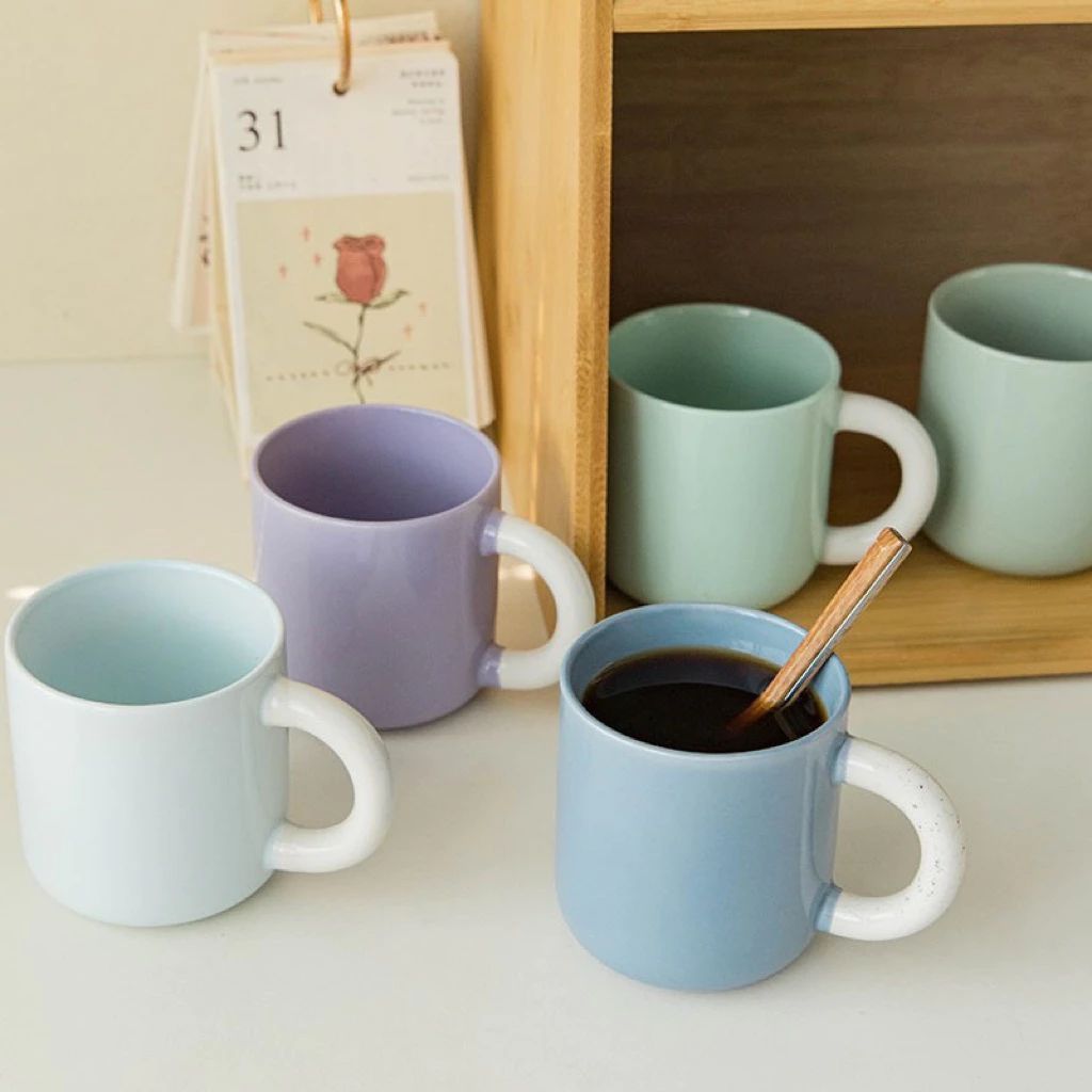 ヴィンテージ風 ピンク エッグカップ型 陶器マグカップ | 紅茶・コーヒーに | 新築祝い・誕生日・法人ギフトに