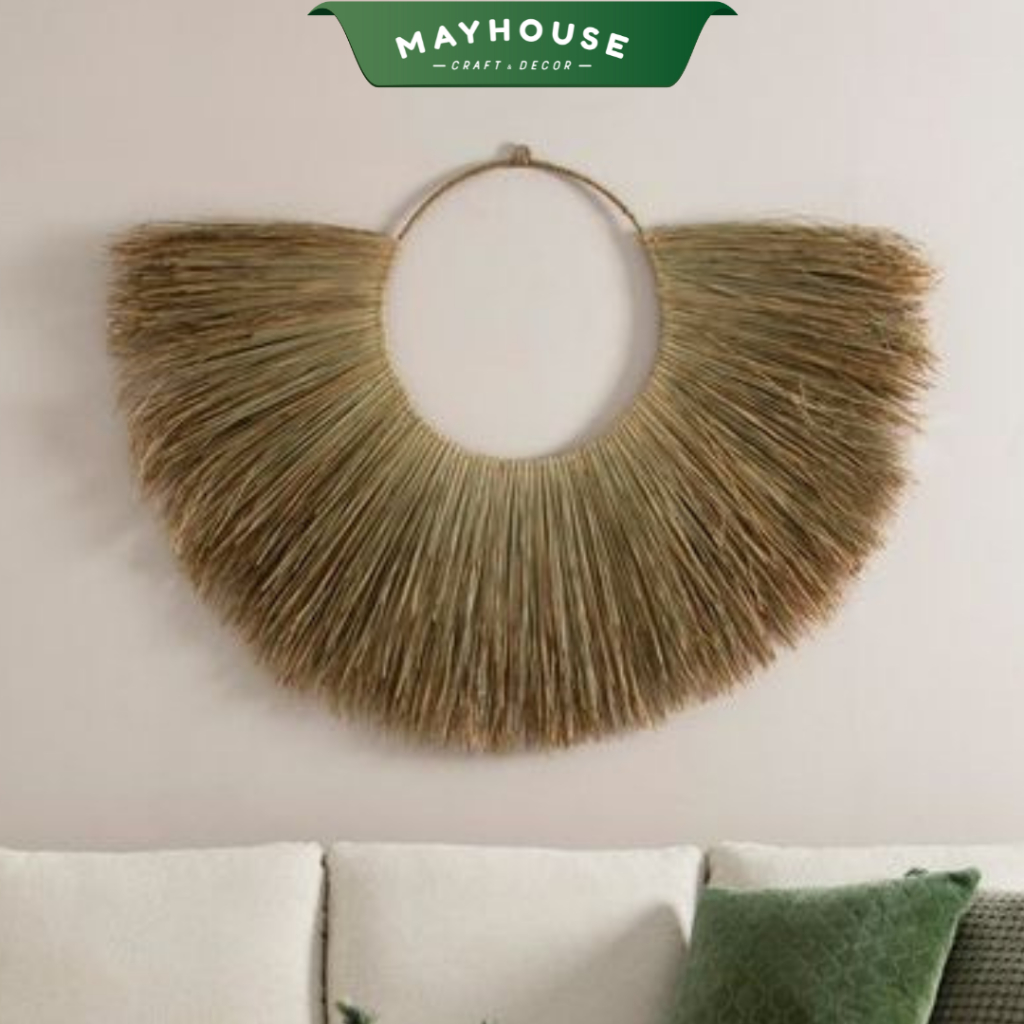 籐製ミラー 鏡 壁装飾 ヴィンテージスタイル MAYHOUSE CRAFT&DECOR