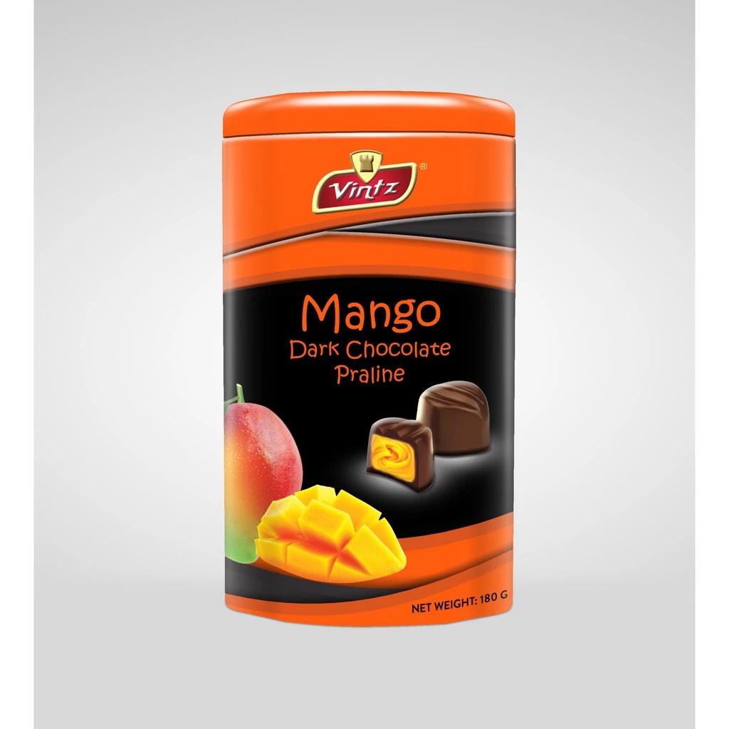 Vintz チョコレート マンゴークリーム入り 180g マレーシア正規輸入品