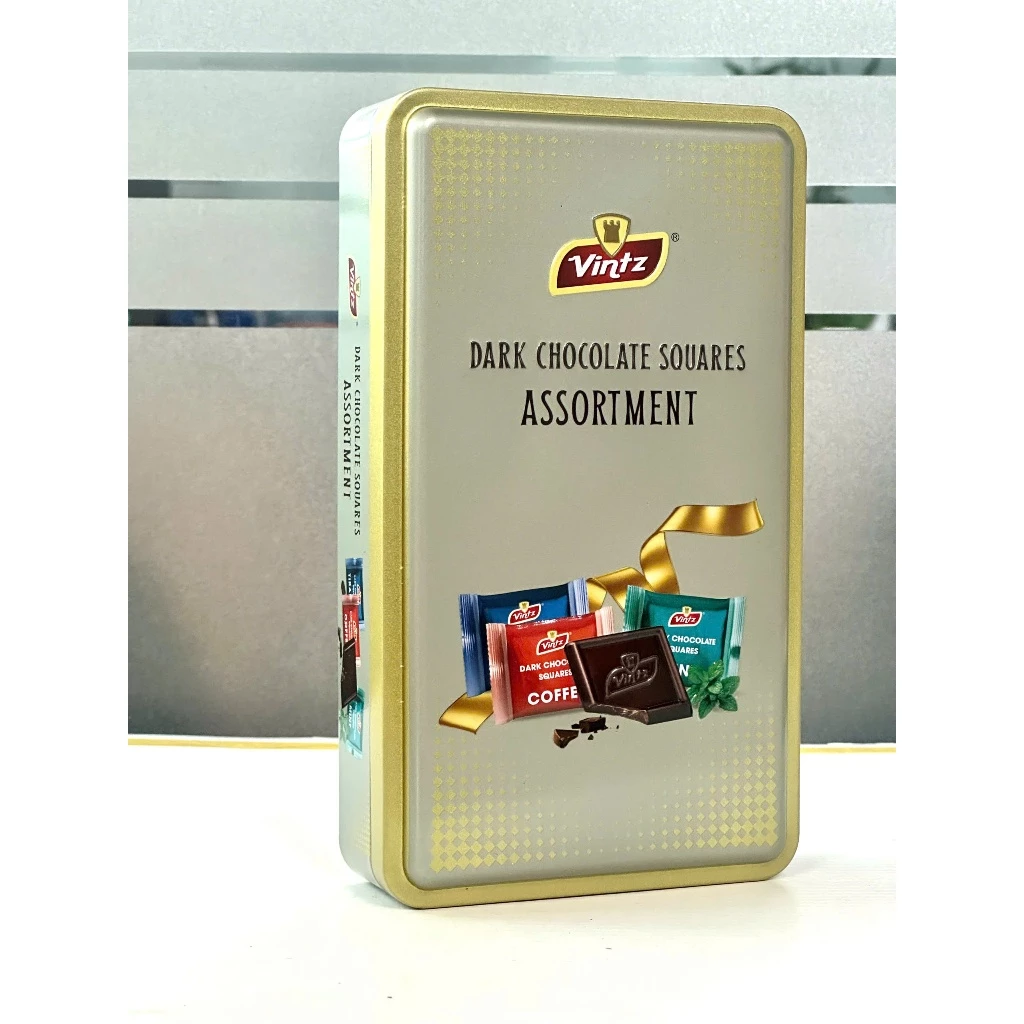 ヴィンツ スリヴァー スクエア チョコレート (アソート) 140g マレーシア産